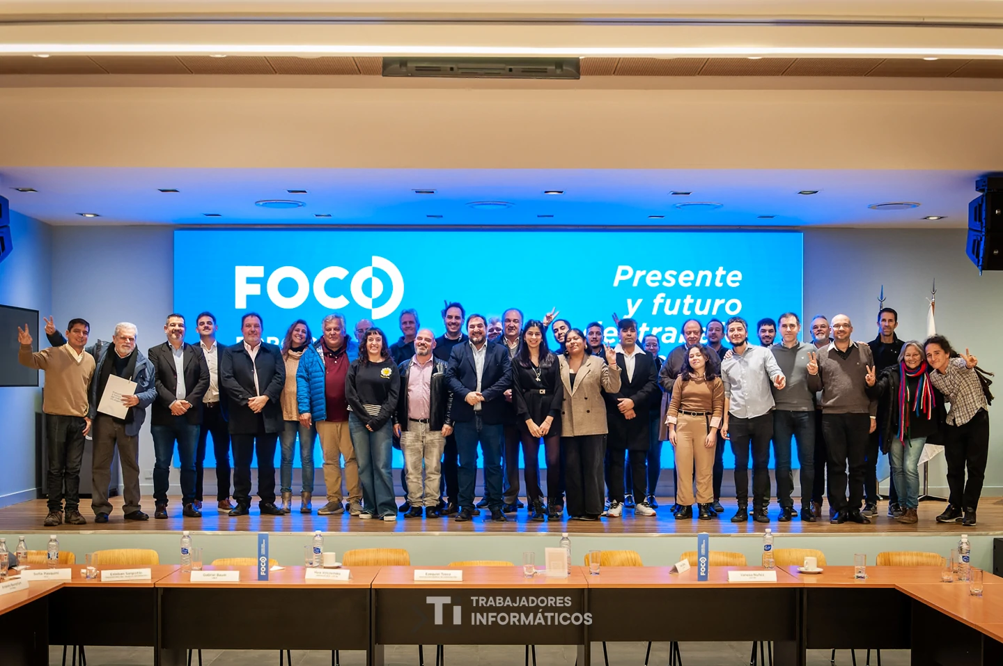 Comunidades informáticas en un encuentro