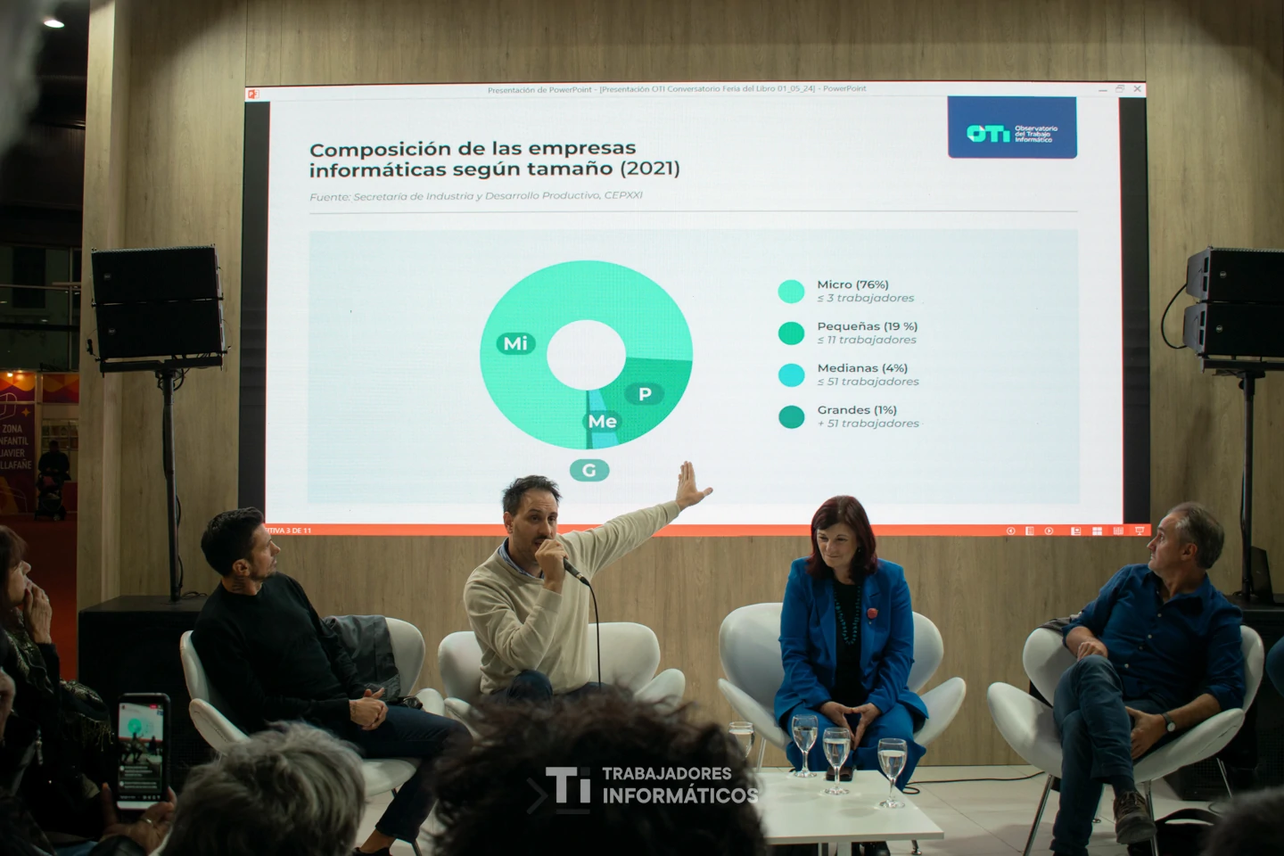Comunidades informáticas en un encuentro